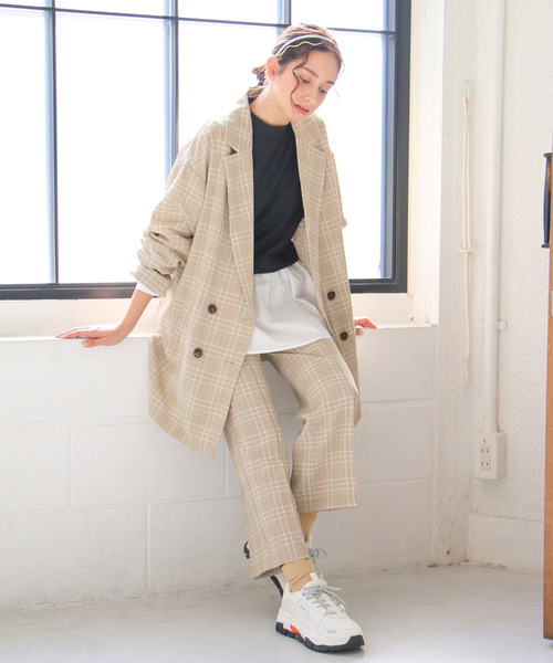 VENCEEXCHANGE（ヴァンスエクスチェンジ）の「ビックシルエットテーラードジャケット（テーラードジャケット・レディース・ベージュ/ピンク/ブラウン系その他・M）」の11枚目の写真