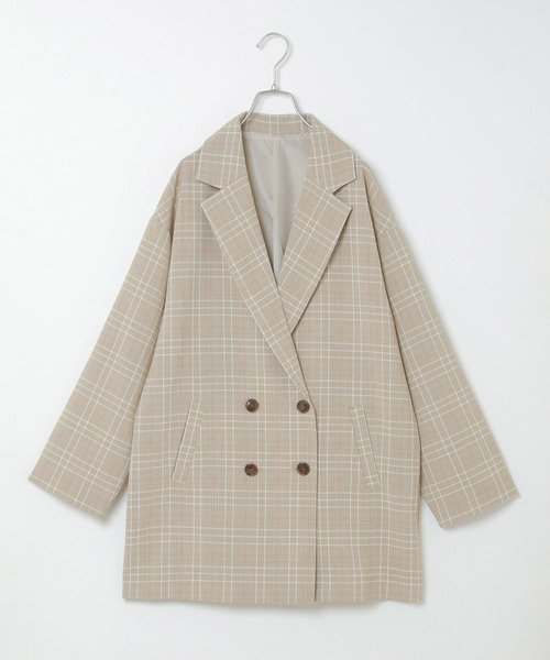 VENCEEXCHANGE（ヴァンスエクスチェンジ）の「ビックシルエットテーラードジャケット（テーラードジャケット・レディース・ベージュ/ピンク/ブラウン系その他・M）」の18枚目の写真