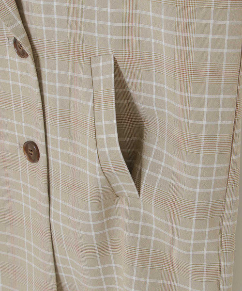 VENCEEXCHANGE（ヴァンスエクスチェンジ）の「ビックシルエットテーラードジャケット（テーラードジャケット・レディース・ベージュ/ピンク/ブラウン系その他・M）」の19枚目の写真