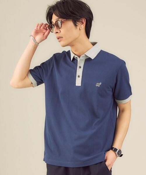 green label relaxing(グリーンレーベルリラクシング)の「【 WEB限定 】 < 機能性 / 吸水速乾・抗菌 > ★★ D/C コンビカラー ポロシャツ(ポロシャツ・メンズ・ネイビー/その他1/ホワイト/オリーブ/ブラック/その他2・S/XL/M/L/XXL)」の6枚目の写真