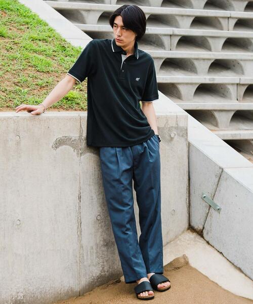 Resurrection ポロシャツ XXL ダークグリーン/ライムグリーン Polo Shirt｜TOPS｜グリーンレーベル リラクシング（green label