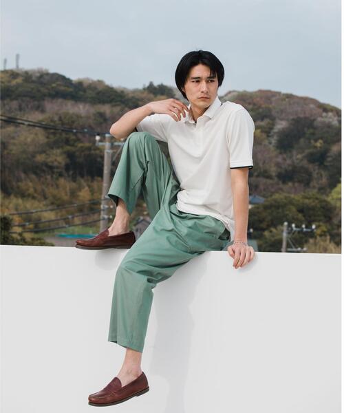 green label relaxing(グリーンレーベルリラクシング)の「【 WEB限定 】 < 機能性 / 吸水速乾・抗菌 > ★★ D/C コンビカラー ポロシャツ(ポロシャツ・メンズ・ネイビー/その他1/ホワイト/オリーブ/ブラック/その他2・S/XL/M/L/XXL)」の16枚目の写真