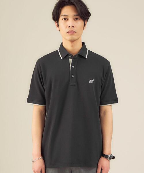 green label relaxing(グリーンレーベルリラクシング)の「【 WEB限定 】 < 機能性 / 吸水速乾・抗菌 > ★★ D/C コンビカラー ポロシャツ(ポロシャツ・メンズ・ネイビー/その他1/ホワイト/オリーブ/ブラック/その他2・S/XL/M/L/XXL)」の9枚目の写真