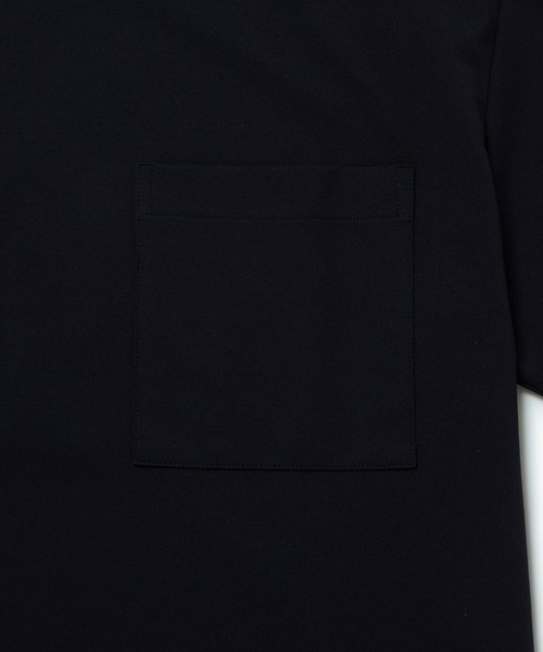 ADAM ET ROPE'（アダムエロペ）の「40G ポンチポケットT（Tシャツ/カットソー・メンズ・ホワイト/ブラック/ネイビー・S/M/L）」の7枚目の写真