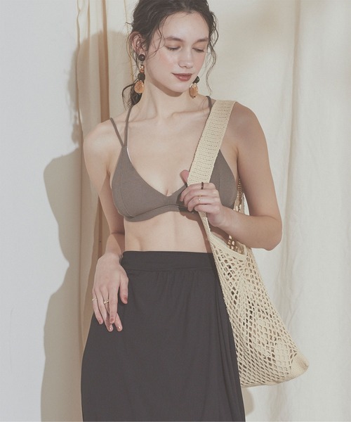 SEA DRESS（シードレス）の「ﾎﾟｰﾁ付ｸﾛｼｪ編みﾜﾝｼｮﾙﾀﾞｰﾊﾞｯｸﾞ（ショルダーバッグ・レディース・アイボリー/ブラウン・FREE）」の8枚目の写真