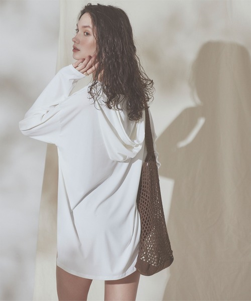 SEA DRESS（シードレス）の「ﾎﾟｰﾁ付ｸﾛｼｪ編みﾜﾝｼｮﾙﾀﾞｰﾊﾞｯｸﾞ（ショルダーバッグ・レディース・アイボリー/ブラウン・FREE）」の13枚目の写真