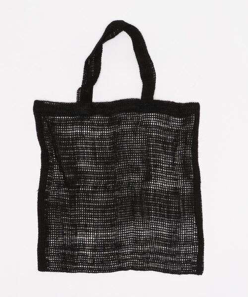 MAISON BENGAL（マイソンベンガル）の「【Maison Bengal/メゾンベンガル】トートバッグ 麻 ジュート かご（トートバッグ・レディース・ブラック/ベージュ・FREE）」の5枚目の写真