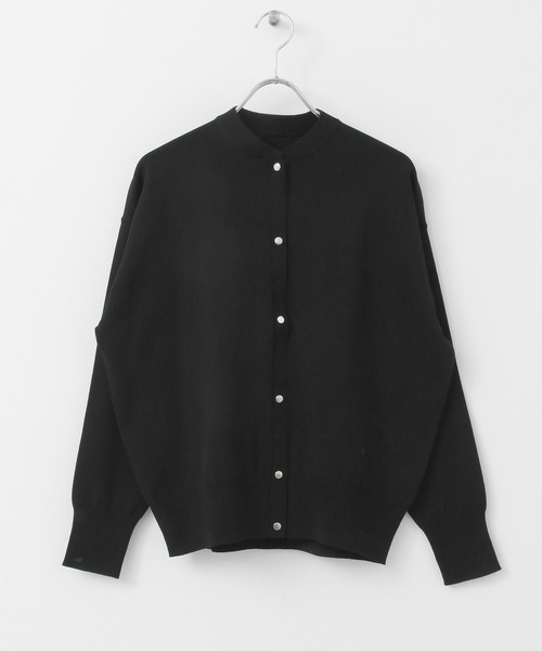 KBF+(ケービーエフプラス)の「KBF+ コンパクトニットカーディガン(カーディガン/ボレロ・レディース・ブラック/パープル/オフホワイト/キャメル・ONE)」の21枚目の写真