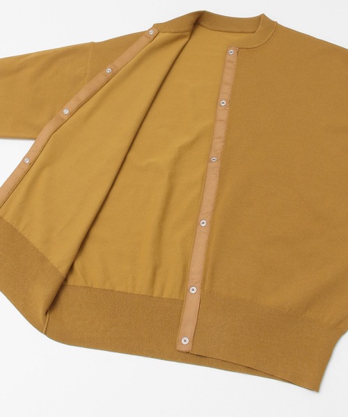 KBF+(ケービーエフプラス)の「KBF+ コンパクトニットカーディガン(カーディガン/ボレロ・レディース・ブラック/パープル/オフホワイト/キャメル・ONE)」の8枚目の写真