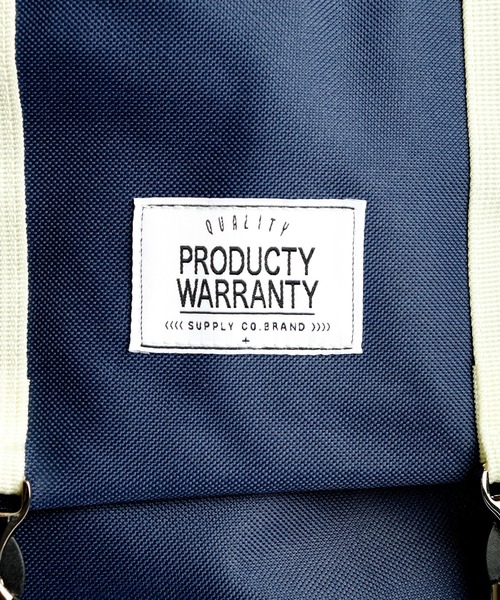 PRODUCTY WARRANTY（プロダクティワランティ）の「【PRODUCTY WARRANTY】 DOUBLE STRAP COLOR TAPE BACK PACK WHITE LABEL ダブルストラップバックパック（バックパック/リュック・レディース・チャコールグレー/ネイビー/カモフラージュ/ブラック×ホワイト/ブラック×ブラック・FREE）」の18枚目の写真