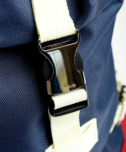 PRODUCTY WARRANTY（プロダクティワランティ）の「【PRODUCTY WARRANTY】 DOUBLE STRAP COLOR TAPE BACK PACK WHITE LABEL ダブルストラップバックパック（バックパック/リュック・レディース・チャコールグレー/ネイビー/カモフラージュ/ブラック×ホワイト/ブラック×ブラック・FREE）」の16枚目の写真