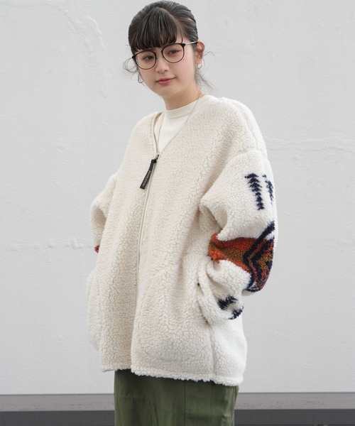 PENDLETON｜ペンドルトン　ハーディング柄カーディガン　モコモコ生地　古着 PENDLETON セーター ニット PENDLETON/ペンドルトン ニット