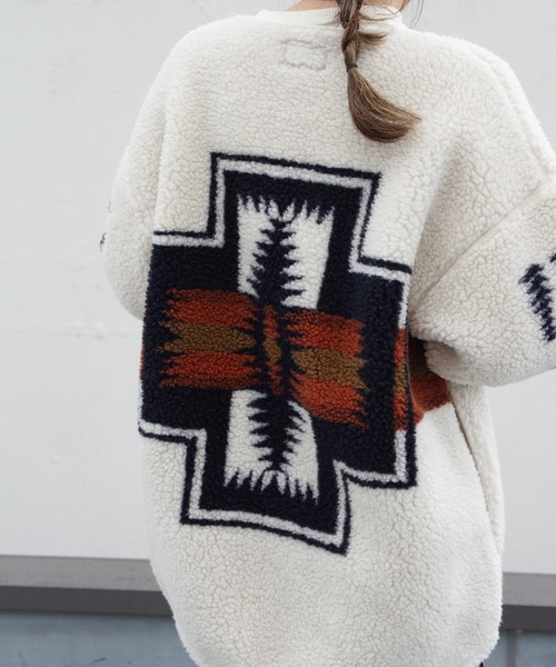 PENDLETON カーディガン PENDLETON / 7G SHAGGY KNIT CARDIGAN 