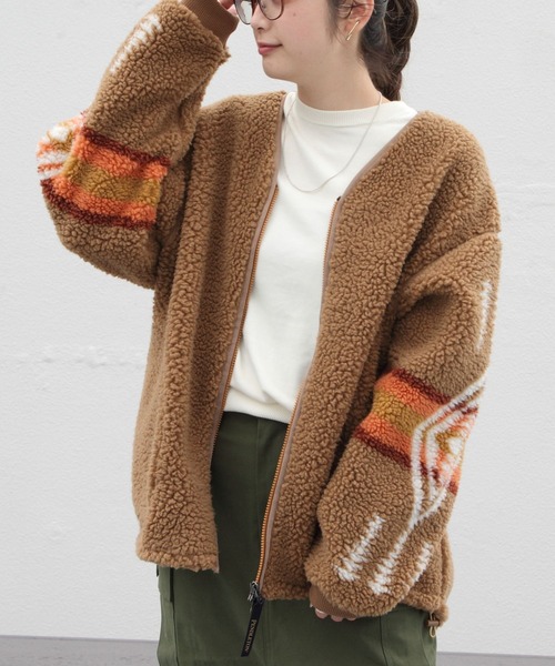 PENDLETON｜ペンドルトン　ハーディング柄カーディガン　モコモコ生地　古着 楽天市場】PENDLETON ペンドルトン 4575-8005 Vネック