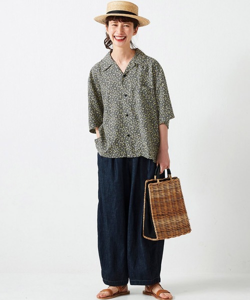 Sunny clouds(サニークラウズ)の「サニークラウズ ブカブカジーパン〈レディース〉(デニムパンツ・レディース・ダークインディゴブルー・MEDIUM/X-LARGE/LARGE/NM/XX-LARGE)」の8枚目の写真