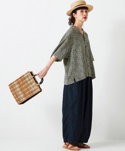 Sunny clouds(サニークラウズ)の「サニークラウズ ブカブカジーパン〈レディース〉(デニムパンツ・レディース・ダークインディゴブルー・MEDIUM/X-LARGE/LARGE/NM/XX-LARGE)」の9枚目の写真