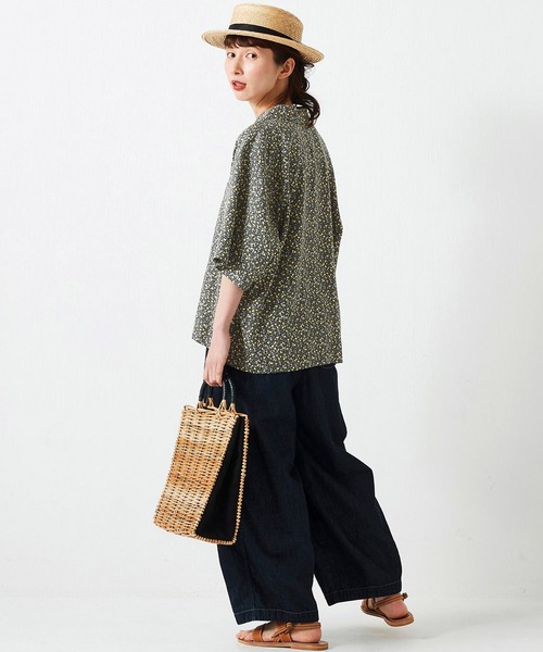 Sunny clouds(サニークラウズ)の「サニークラウズ ブカブカジーパン〈レディース〉(デニムパンツ・レディース・ダークインディゴブルー・MEDIUM/X-LARGE/LARGE/NM/XX-LARGE)」の10枚目の写真