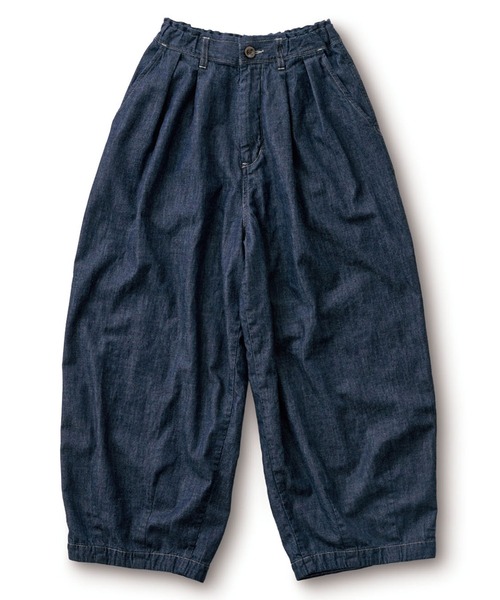 Sunny clouds(サニークラウズ)の「サニークラウズ ブカブカジーパン〈レディース〉(デニムパンツ・レディース・ダークインディゴブルー・MEDIUM/X-LARGE/LARGE/NM/XX-LARGE)」の15枚目の写真