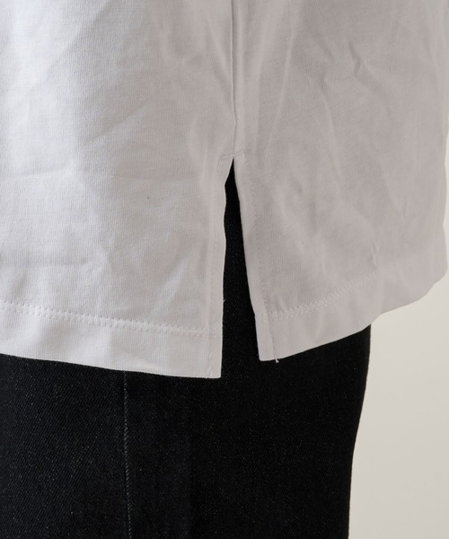 Kastane(カスタネ)の「Frame StitchロゴTee(Tシャツ/カットソー・レディース・スカイブルー/オレンジ/イエロー/オフホワイト・XL/M)」の18枚目の写真