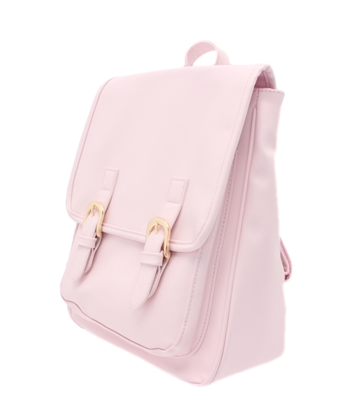 WEGO（ウィゴー）の「WEGO/ミニサッチェルリュック（バックパック/リュック・レディース・ホワイト/ブラック/サックスブルー/パープル/イエロー/ピンク/ブルー/キャメル・FREE）」の18枚目の写真