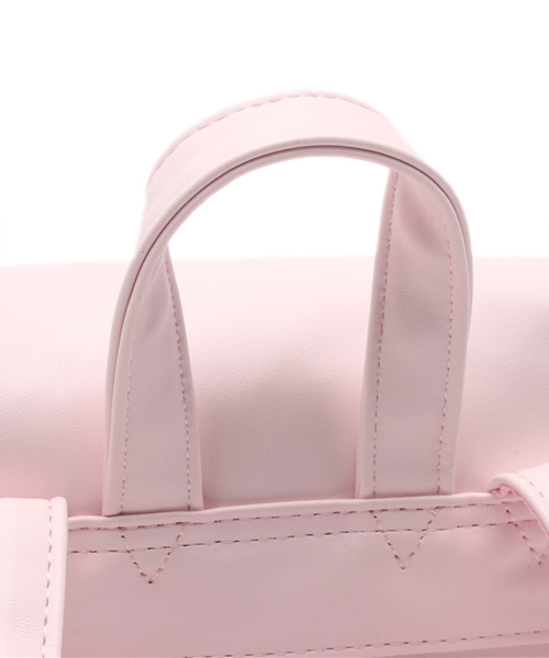 WEGO（ウィゴー）の「WEGO/ミニサッチェルリュック（バックパック/リュック・レディース・ホワイト/ブラック/サックスブルー/パープル/イエロー/ピンク/ブルー/キャメル・FREE）」の20枚目の写真