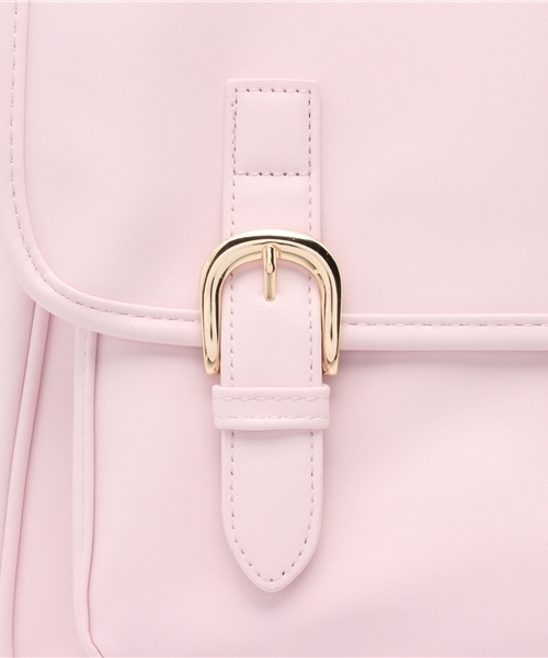 WEGO（ウィゴー）の「WEGO/ミニサッチェルリュック（バックパック/リュック・レディース・ホワイト/ブラック/サックスブルー/パープル/イエロー/ピンク/ブルー/キャメル・FREE）」の22枚目の写真