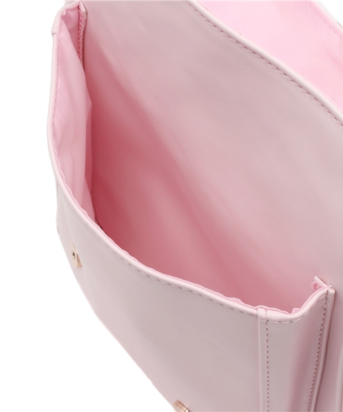 WEGO（ウィゴー）の「WEGO/ミニサッチェルリュック（バックパック/リュック・レディース・ホワイト/ブラック/サックスブルー/パープル/イエロー/ピンク/ブルー/キャメル・FREE）」の12枚目の写真