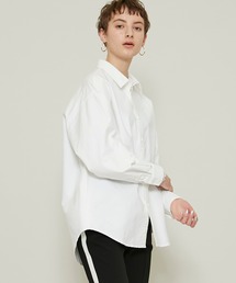 ATON | 【ATON(エイトン)】OVERSIZE LONG SHIRT/オーバーサイズロングシャツ BLAGIM0101(シャツ/ブラウス)