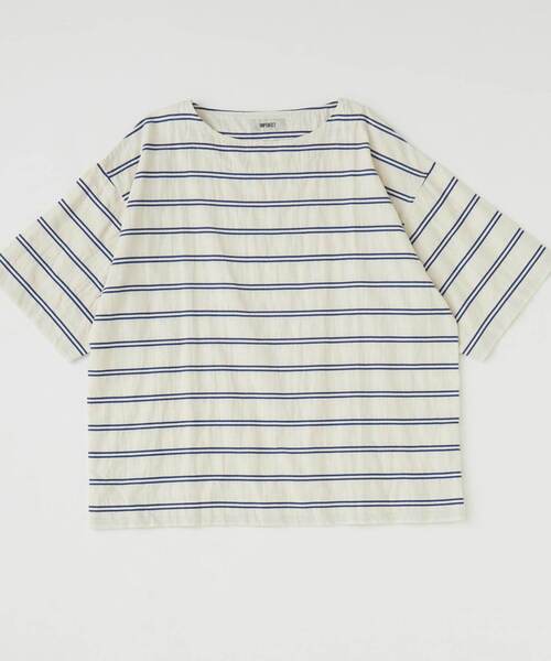 UNPERFECT（アンパーフェクト）の「[WEB限定] UNPERFECT C/L BORDER PULL OVER T SHIRTS（Tシャツ/カットソー・メンズ・ホワイト/ネイビー/レッド・4/3）」の6枚目の写真