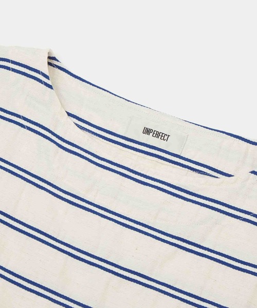 UNPERFECT（アンパーフェクト）の「[WEB限定] UNPERFECT C/L BORDER PULL OVER T SHIRTS（Tシャツ/カットソー・メンズ・ホワイト/ネイビー/レッド・4/3）」の10枚目の写真