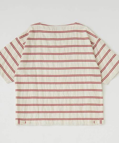 UNPERFECT（アンパーフェクト）の「[WEB限定] UNPERFECT C/L BORDER PULL OVER T SHIRTS（Tシャツ/カットソー・メンズ・ホワイト/ネイビー/レッド・4/3）」の13枚目の写真