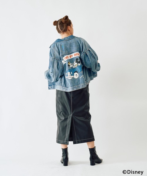 Disney ディズニー ミッキー ミニー デニムgジャン