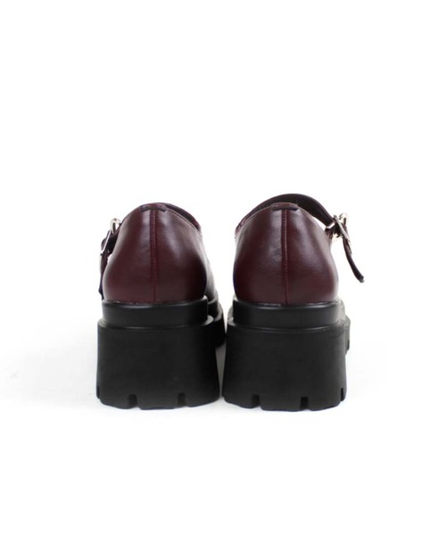 VIVIAN(ヴィヴィアン)の「厚底ストラップマニッシュメリージェーンシューズ ZOZOTOWN+オフィシャルサイト限定商品(ドレスシューズ・レディース・ブラック/ダークブラウン/アイボリー/ワイン・LL/S/M/L)」の12枚目の写真