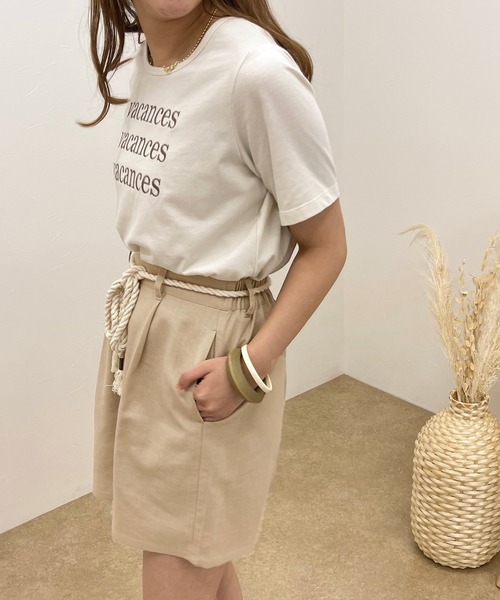 apres jour clair(アプレジュールクレア)の「【apres jour clair】リネンライクSET UP ショートパンツ【ZOZOTOWN限定アイテム】(その他パンツ・レディース・ライトベージュ/ベージュ・フリー/X-LARGE)」の16枚目の写真