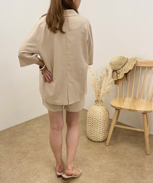 apres jour clair(アプレジュールクレア)の「【apres jour clair】リネンライクSET UP ショートパンツ【ZOZOTOWN限定アイテム】(その他パンツ・レディース・ライトベージュ/ベージュ・フリー/X-LARGE)」の18枚目の写真