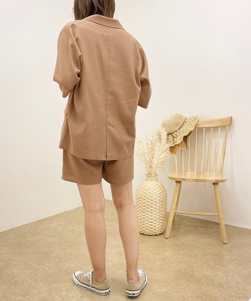 apres jour clair(アプレジュールクレア)の「【apres jour clair】リネンライクSET UP ショートパンツ【ZOZOTOWN限定アイテム】(その他パンツ・レディース・ライトベージュ/ベージュ・フリー/X-LARGE)」の9枚目の写真