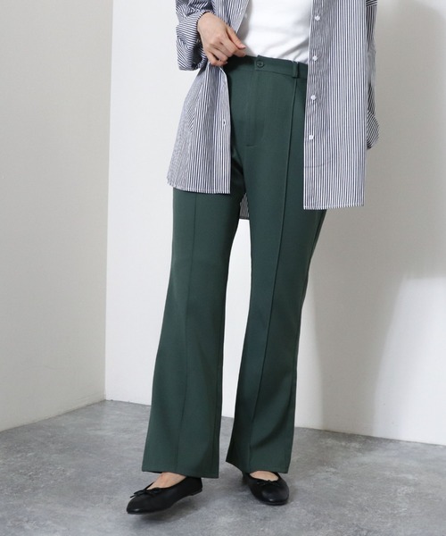 archives(アルシーヴ)の「センターシームフレアパンツ(その他パンツ・レディース・グレー/ブラウン/グリーン/イエロー・MEDIUM)」の3枚目の写真