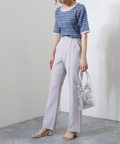 archives(アルシーヴ)の「センターシームフレアパンツ(その他パンツ・レディース・グレー/ブラウン/グリーン/イエロー・MEDIUM)」の20枚目の写真