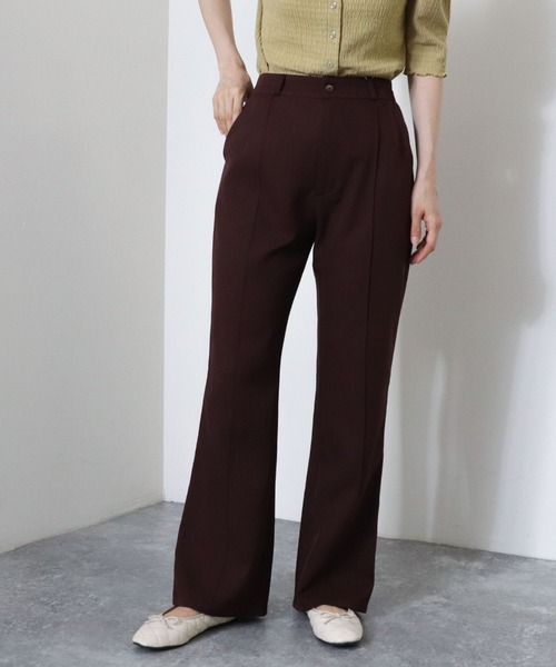 archives(アルシーヴ)の「センターシームフレアパンツ(その他パンツ・レディース・グレー/ブラウン/グリーン/イエロー・MEDIUM)」の14枚目の写真