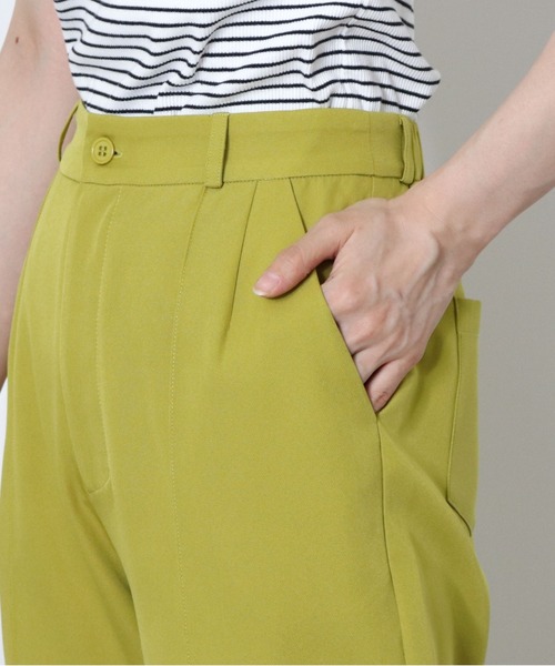 archives(アルシーヴ)の「センターシームフレアパンツ(その他パンツ・レディース・グレー/ブラウン/グリーン/イエロー・MEDIUM)」の12枚目の写真