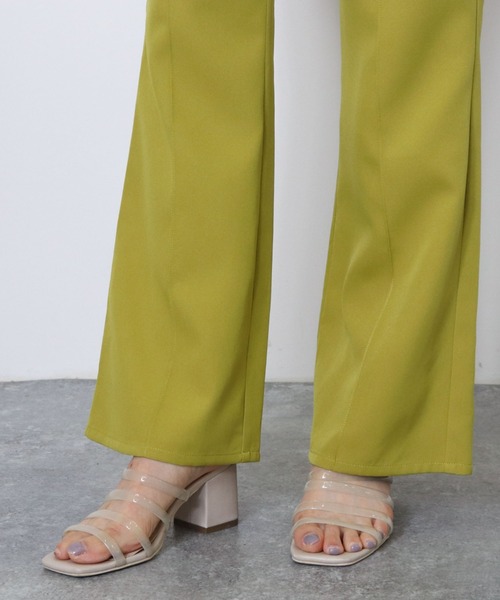 archives(アルシーヴ)の「センターシームフレアパンツ(その他パンツ・レディース・グレー/ブラウン/グリーン/イエロー・MEDIUM)」の7枚目の写真