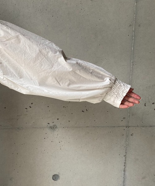 CAPRICIEUX LE'MAGE（カプリシューレマージュ）の「ドッキングパフロンT（Tシャツ/カットソー・レディース・ホワイト/ブラック・FREE）」の8枚目の写真