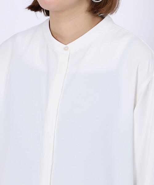 coen(コーエン)の「【WEB限定】大人見えの旬アイテム。2WAYセーラーカラーチュニックシャツ#(シャツ/ブラウス・レディース・ブラック/コバルトブルー/ホワイト・FREE)」の8枚目の写真