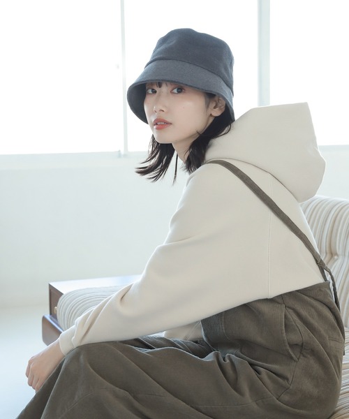 LAKOLE(ラコレ)の「ブラッシュラグランフーディ / 219690(パーカー・レディース・モスグリーン/ライトベージュ/コーラル/チョコ/クリーム/スモーク/カーキ/レッド・MEDIUM/X-SMALL/SMALL)」の3枚目の写真