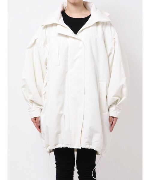 LAGUNAMOON(ラグナムーン)の「オーバーフォルム中綿フーデットコート(その他アウター・レディース・ホワイト/ブラック・FREE)」の8枚目の写真