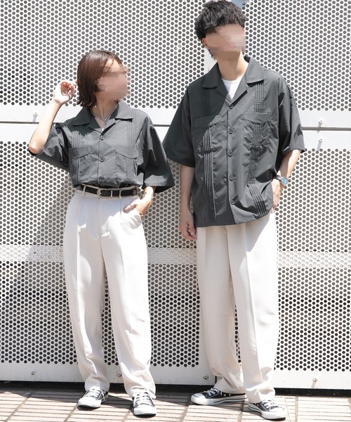 セール】キューバシャツ(ユニセックス)（シャツ/ブラウス）｜PairPair