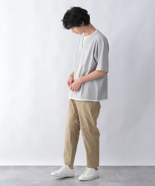 GLOBAL WORK（グローバルワーク）の「エアかるイージーパンツ 21FW/959199（その他パンツ・メンズ・グリーン系その他6/ネイビー/チャコールグレー/ブラック/ベージュ・MEDIUM/X-LARGE/SMALL/LARGE）」の10枚目の写真