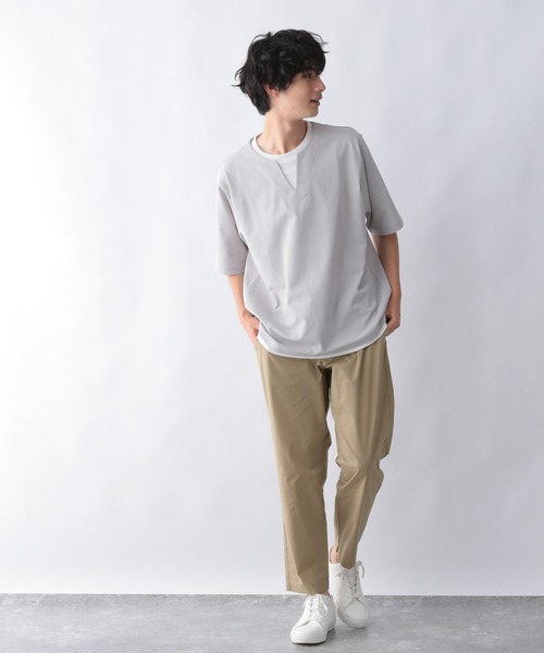 GLOBAL WORK（グローバルワーク）の「エアかるイージーパンツ 21FW/959199（その他パンツ・メンズ・グリーン系その他6/ネイビー/チャコールグレー/ブラック/ベージュ・MEDIUM/X-LARGE/SMALL/LARGE）」の11枚目の写真