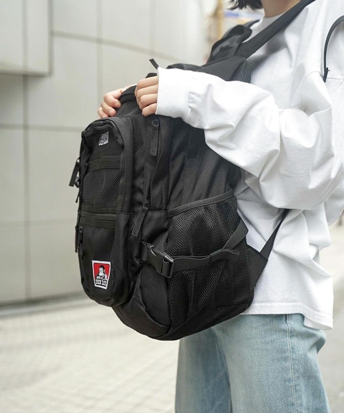 BEN DAVIS（ベンデイビス）の「【BEN DAVIS／ベンデイビス】メッシュXLバッグ    BDW-8142（バックパック/リュック・メンズ・ブラック/グリーン系その他/レッド系その他/ホワイト/ブルー/パープル・FREE）」の12枚目の写真