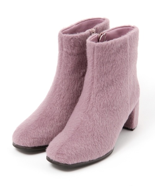 niko and...（ニコアンド）の「オリジナルブロックヒールブーツ【WEB限定サイズ有り】（ブーツ・レディース・アイボリー/ダークブラウン/ベージュ/ラベンダー/ブラック/ブラウン系その他/ライトブルー・X-LARGE/SMALL/MEDIUM/LARGE）」の7枚目の写真